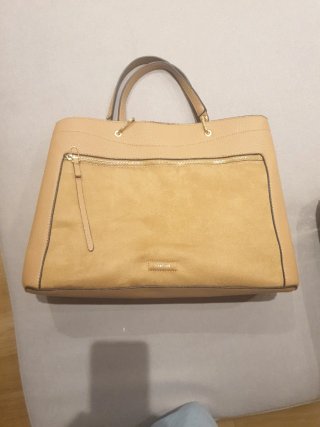 Bolso Parfois Beige y Dorado