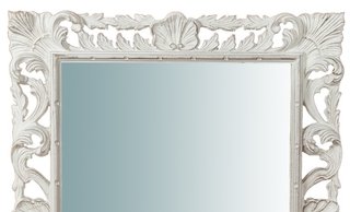 Specchio da parete verticale/orizzontale in legno