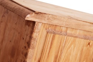 Cassettiera Country in legno massello di tiglio fi