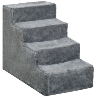 Escalera para mascotas gris