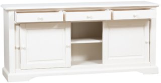 Credenza Country in legno massello di tiglio finit