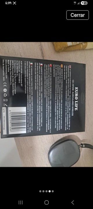 Auriculares Bluetooth 5.0 Grises