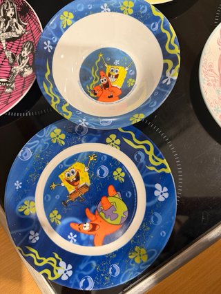 Lote platos infantiles porcelana