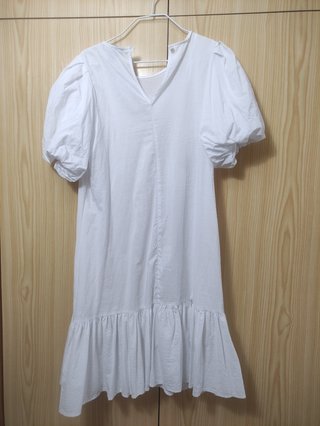 Vestido ibicenco blanco nuevo talla 42