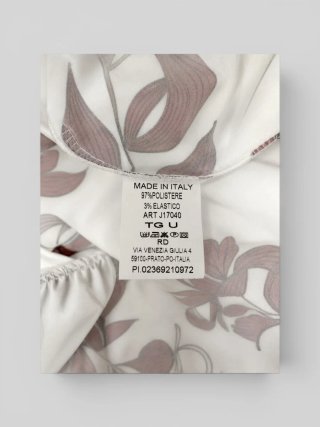 Vestido camisero floral blanco talla M