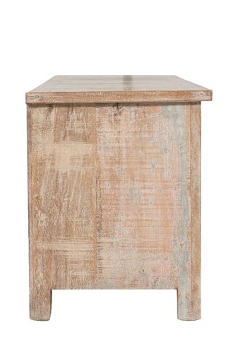 Mobile credenza porta TV in legno massiccio ricicl