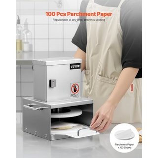 Pressa Elettrica per Impasto Pizza, 6 pollici