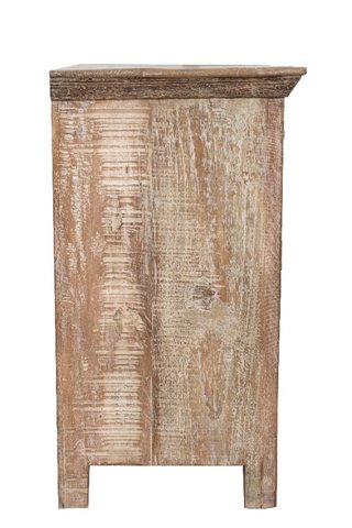 Mobile credenza porta TV in legno massiccio ricicl