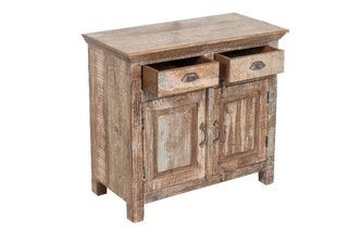 Mobile credenza porta TV in legno massiccio ricicl