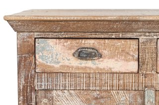 Mobile credenza porta TV in legno massiccio ricicl