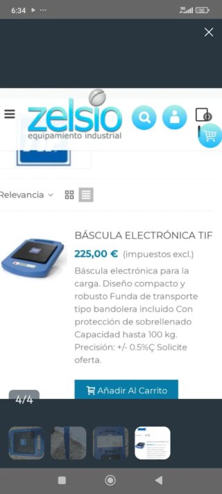 Báscula Electrónica TIF 100kg