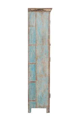 Vetrina in legno massiccio riciclato con finitura