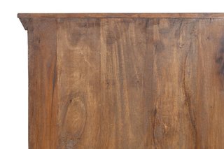 Vetrina in legno massiccio riciclato con finitura
