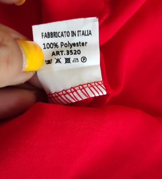Conjunto rojo top y pantalón corto talla única