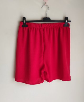 Conjunto rojo top y pantalón corto talla única