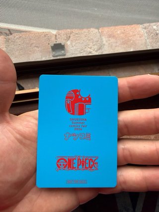Carta one piece luffy autografata Eiichiro Oda