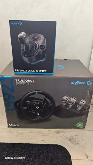 Volante Logitech G923 + Palanca Cambios
