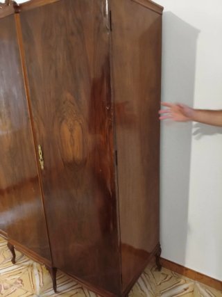 Armario Clásico Vintage Madera 3 Puertas