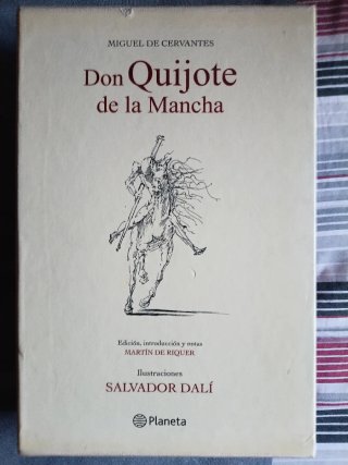 Libro Don Quijote de la Mancha. Ilustraciones Dalí