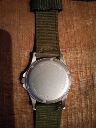 Reloj Hamilton 33mm Militar Verde