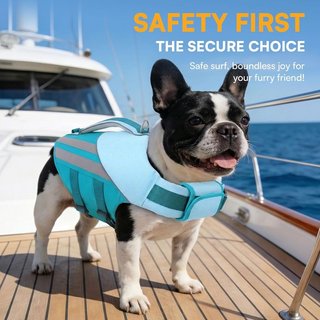 QUEENMORE Chaleco Salvavidas Perro XL Teal