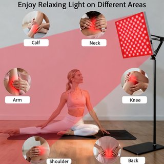 WARMFORWEL Panel Luz Roja Cuerpo 225 LED 660-850nm