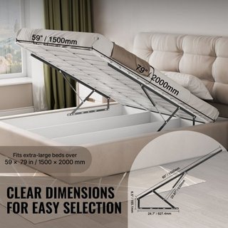 Sollevatore per letto 149,9 cm x 200,7 cm Dimensio
