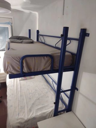 Litera plegable con 2 colchones
