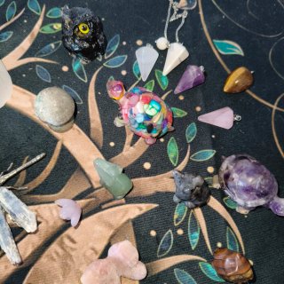 Pack Esotérico: Cuaderno, Bolígrafos y Cristales