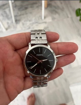 Reloj Fossil Plata y Negro