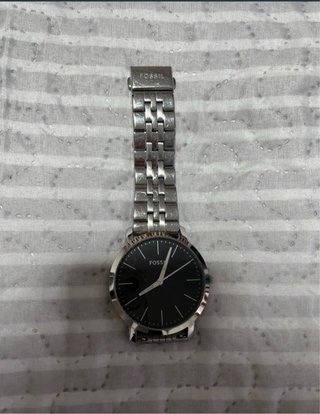 Reloj Fossil Plata y Negro