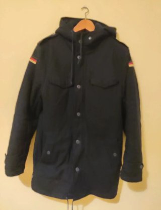 Parka Brandit Azul Marino con Forro Polar