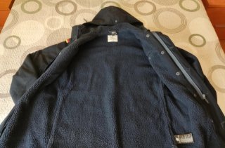 Parka Brandit Azul Marino con Forro Polar