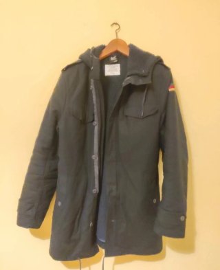 Parka Brandit Azul Marino con Forro Polar