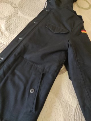 Parka Brandit Azul Marino con Forro Polar