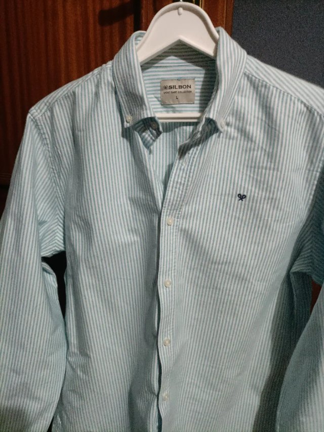 Camicia a righe Silbon taglia L