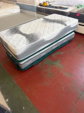 Cama Nido Canguro + Colchones Visco 90x190