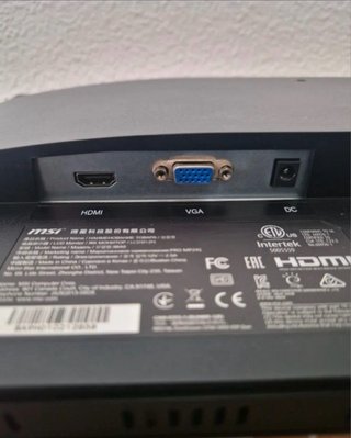 Monitor MSI PRO MP241 23.8 LED Negro
