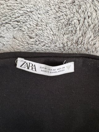 Abito tubino corto Zara nero taglia M