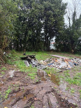 Leña gratis a cambio de desbroce en Naron