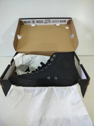 Converse All Star Piel Negra