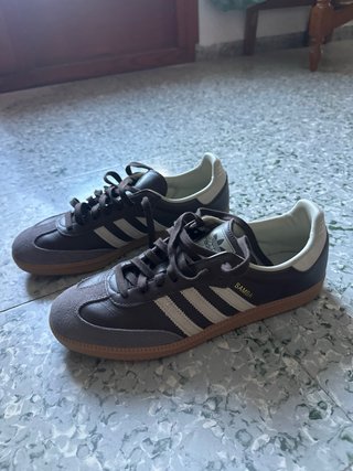 Adidas Samba Marrón/Gris Talla 46