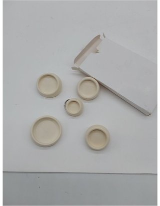 NITAIUN 5 Pezzi Tappo di Lavandino Drenaggio Tappo di Scarico Lavandino Innesto 5 Taglie Bianco con Anello di Tiro Tappi di Drenaggio