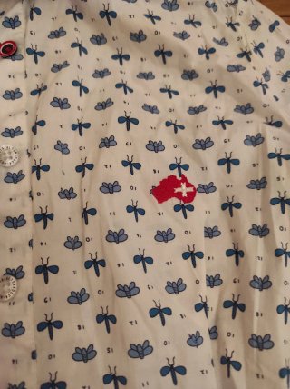 Camisa elástica entallada xs