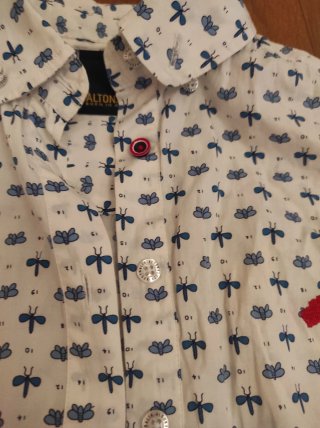 Camisa elástica entallada xs