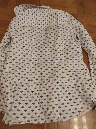 Camisa elástica entallada xs