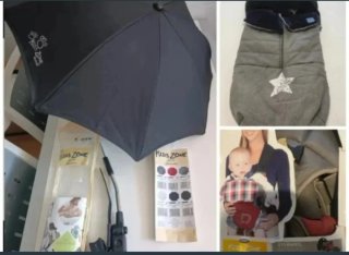 Jane Muum Cochecito 4 Piezas + Accesorios