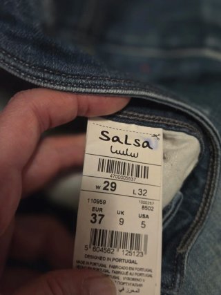 Pantalón Vaquero Salsa Roto Talla 38