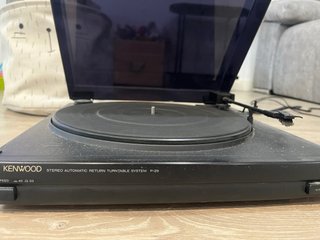 Tocadiscos Kenwood Negro Automático
