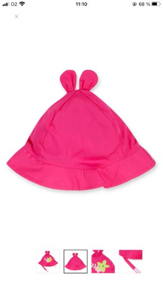 2 Gorros bebé niña Tuc tuc